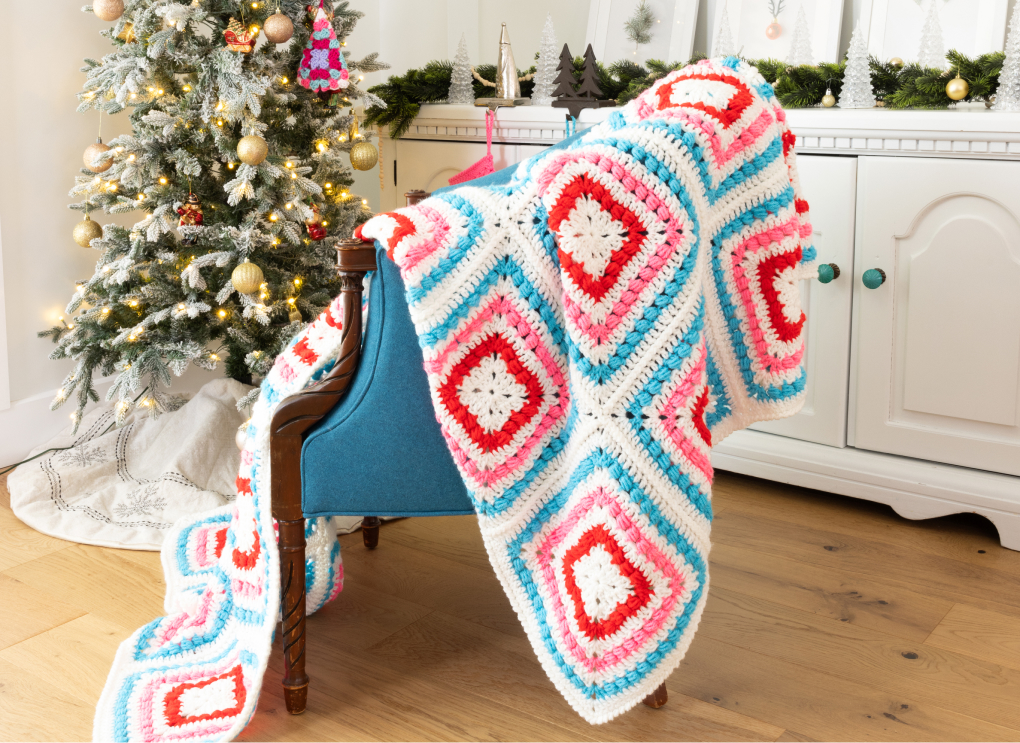 Crochet Holiday Spice Afghan Pattern