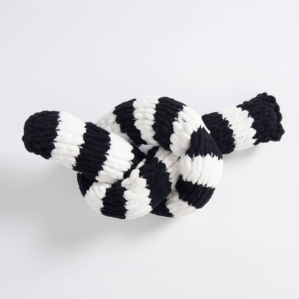 EZ Knit Striped Knot Pillow Pattern