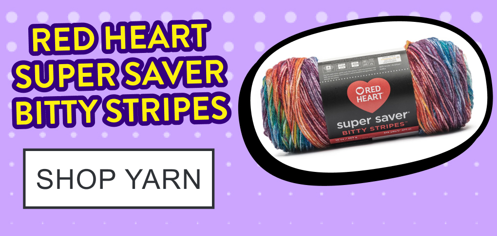 Red Heart Super Saver Bitty Stripes