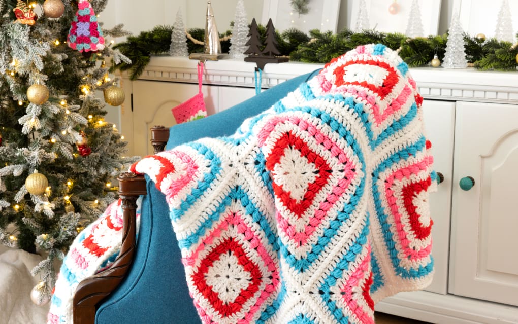 Crochet Holiday Spice Afghan Pattern