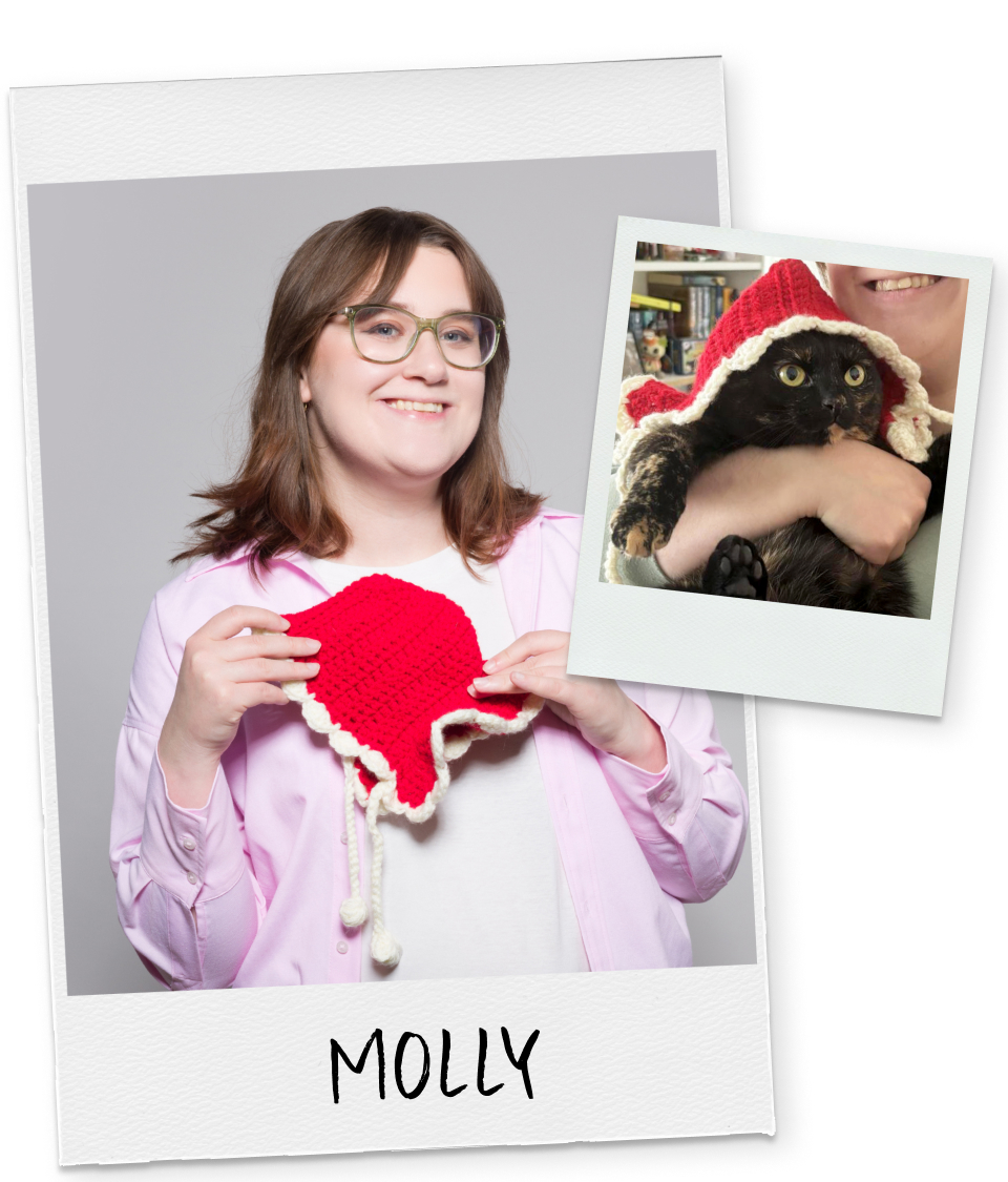 Molly's Pick: Red Heart Crochet Santa Paws Hooded Cape Pattern