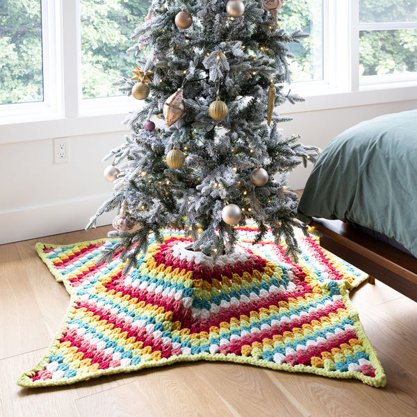 Crochet Star Tree Skirt Pattern