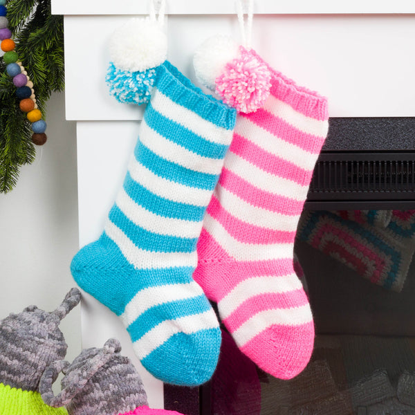 Merry & Bright Knit Stocking Pattern