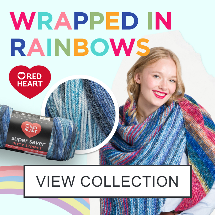 Discover NEW Red Heart Bitty Stripes Patterns