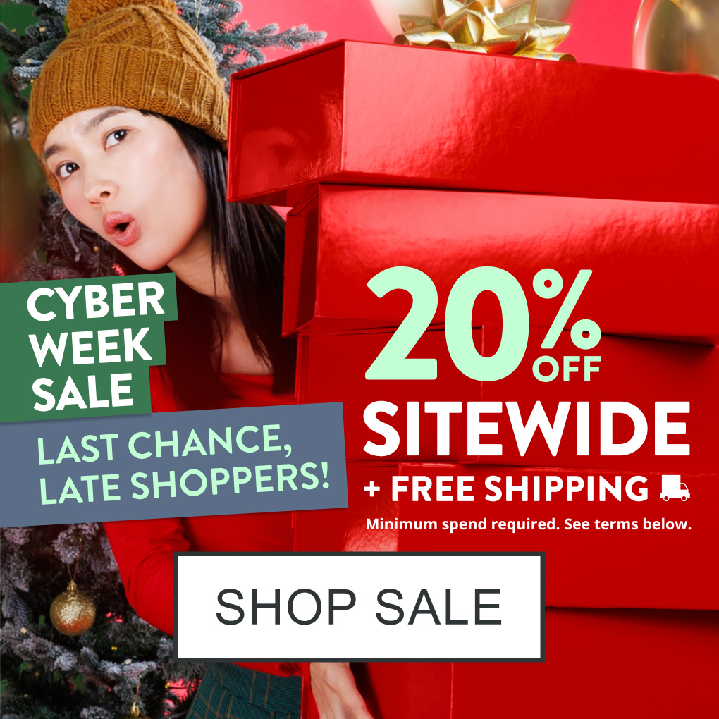 CYBER WEEK: Save 20% Off