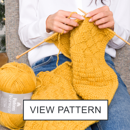 Download Patons Knit Sampler Scarf Pattern