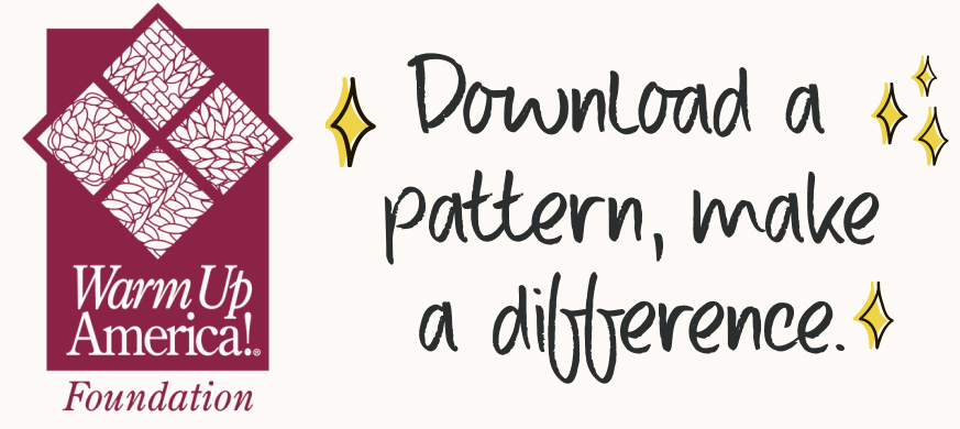 Download a pattern, make a difference.