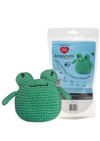 Shop Red Heart Franco The Frog Amigurumi Kit