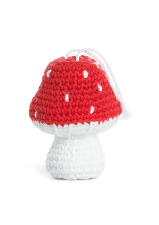 Fun Little Guys Crochet Mushrooms Ornaments