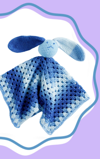 Jessica's Crochet Bunny Lovie Blanket