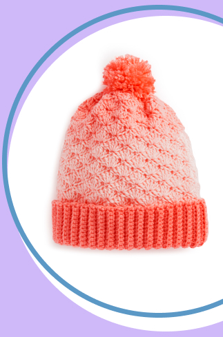 Crochet Shell Stitch Basic Hat Pattern