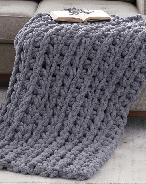 Free Ridges Crochet Blanket Pattern