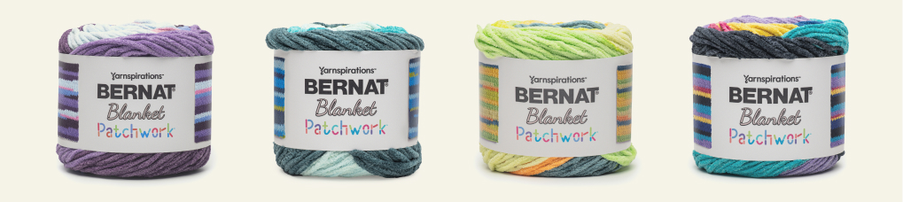 NEW: Bernat Blanket Patchwork Yarn - 12 Colorways