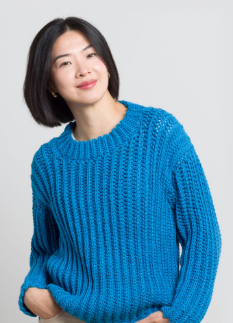 Free Crochet Ridges Sweater Pattern