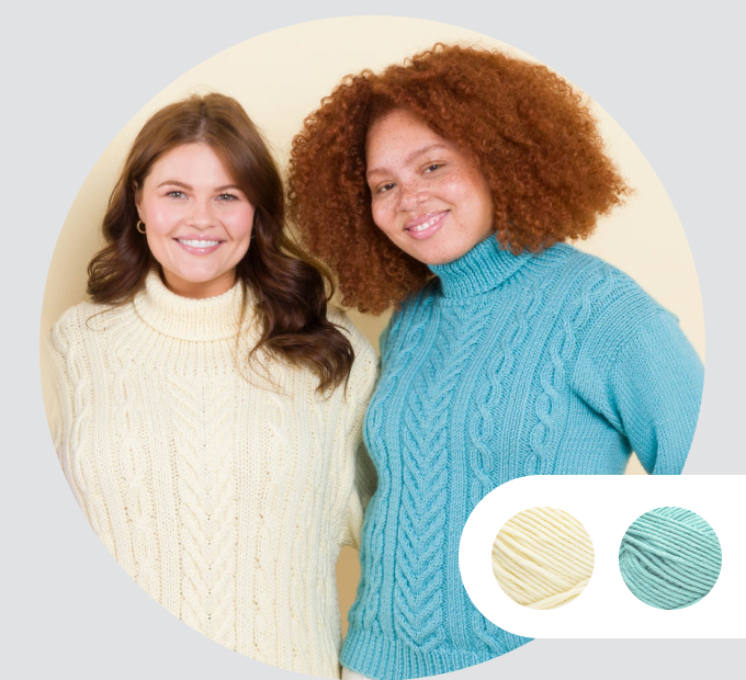 Free Knit Cabled Pullover Pattern