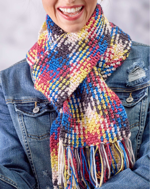 Free Crochet Perfect Planned Pooling Scarf Pattern