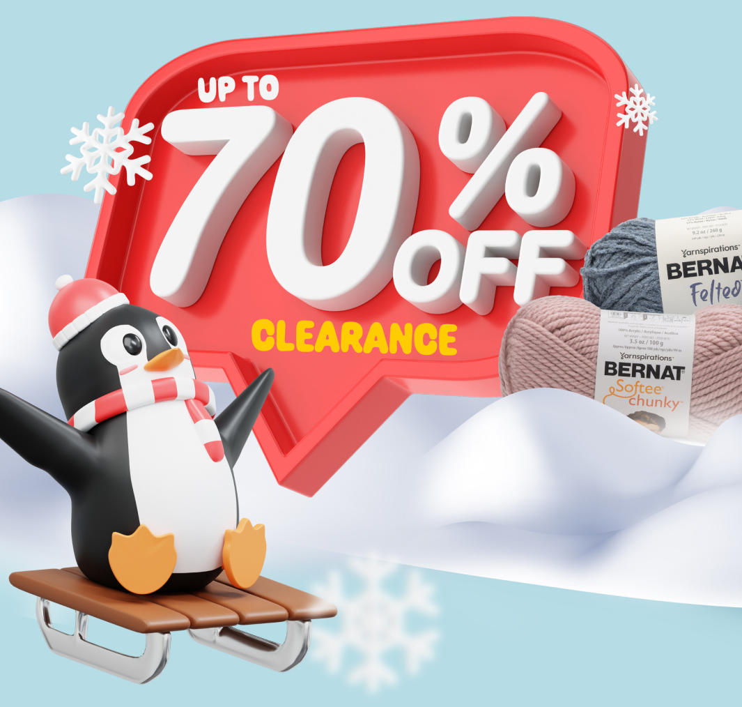 Snowed In Sale is On! Up to 70% Off Select Yarns