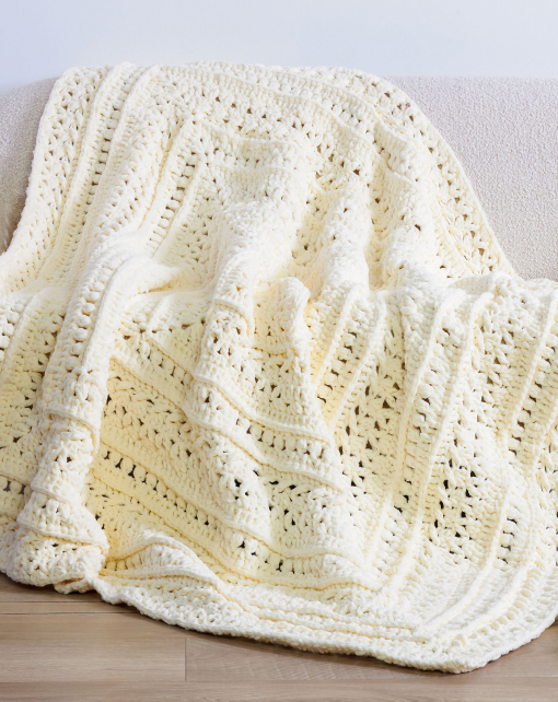 Free Crochet Blanket Pattern - The Study of Snow