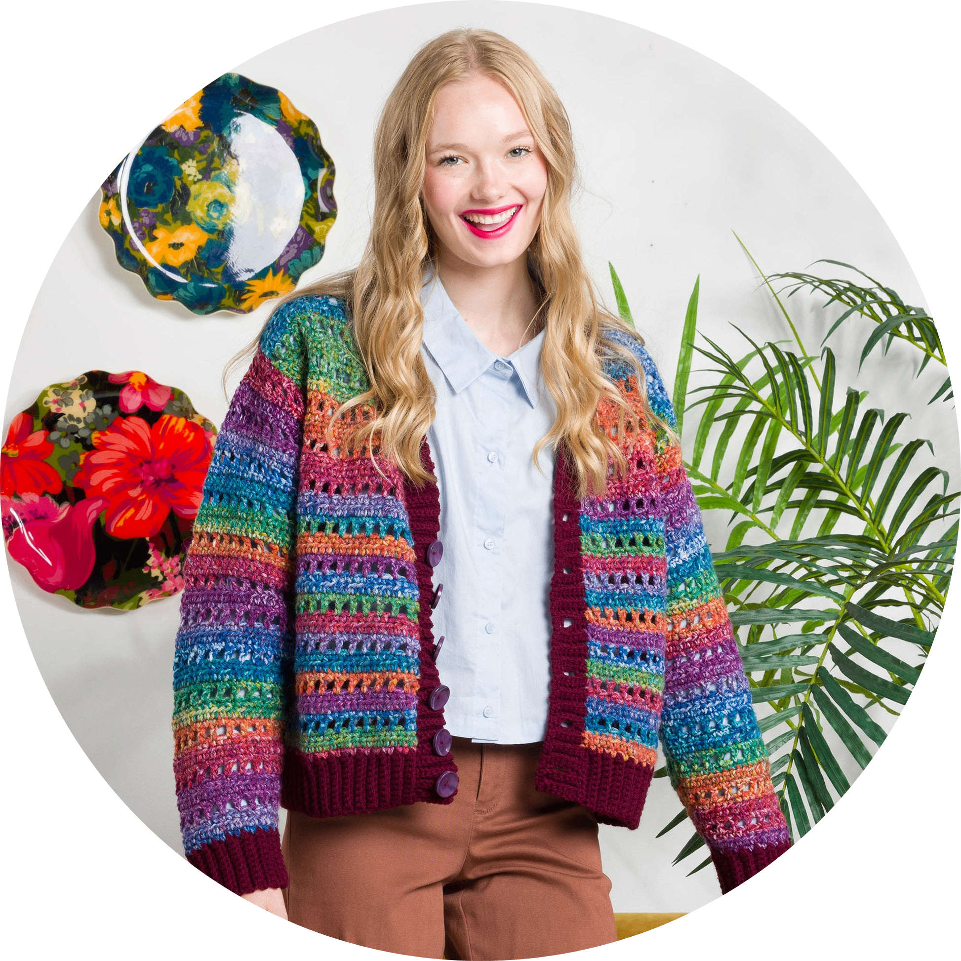 Free Red Heart Cardigan Pattern