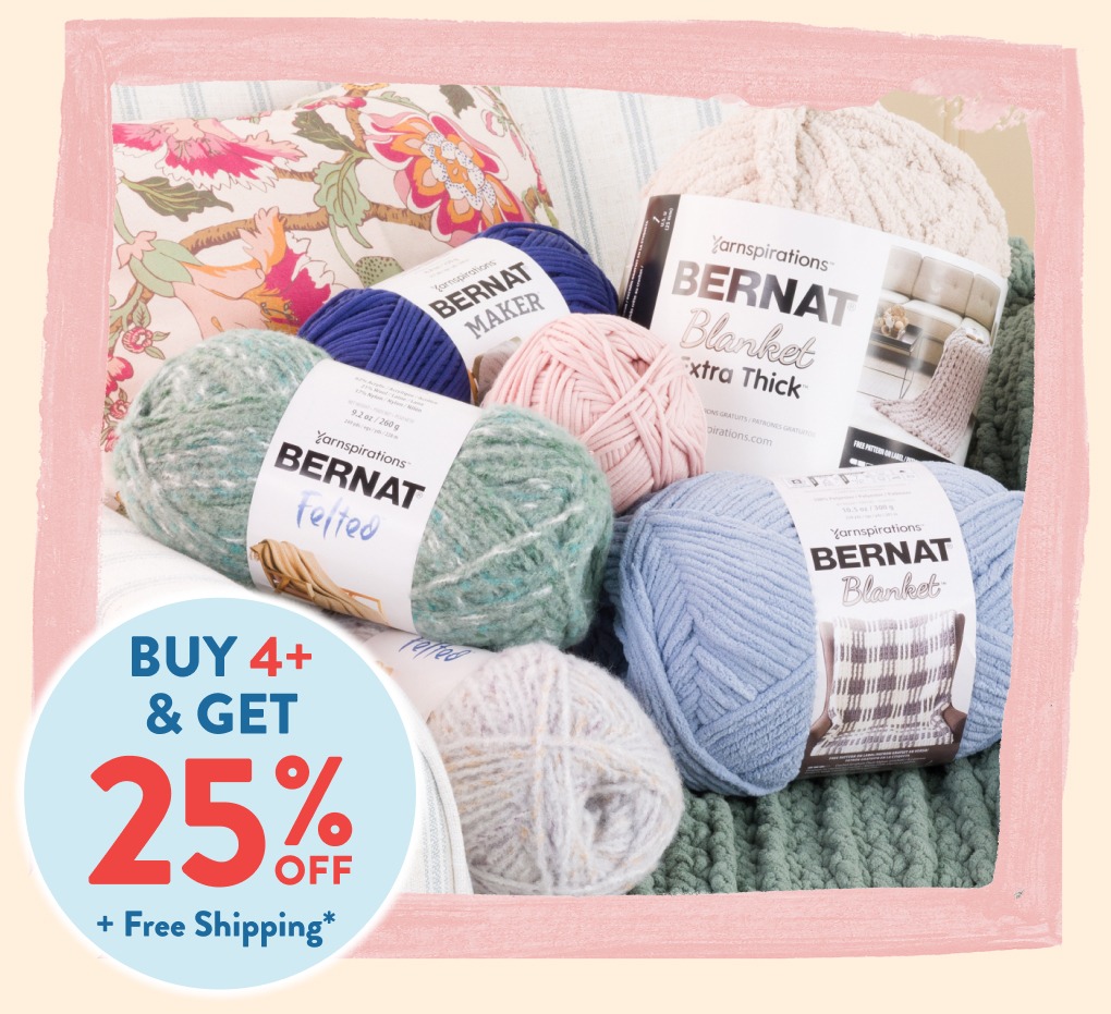 Shop Bernat Yarns - Up to 25% Off