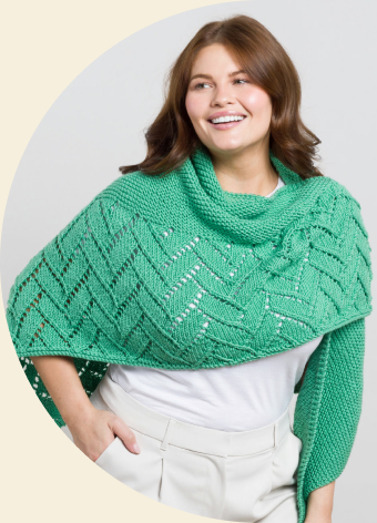 Luxurious Knit Shawl Pattern