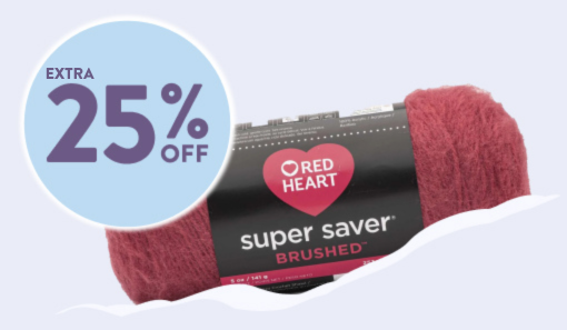 Shop Clearance - Red Heart Super Saver Brushed Yarn