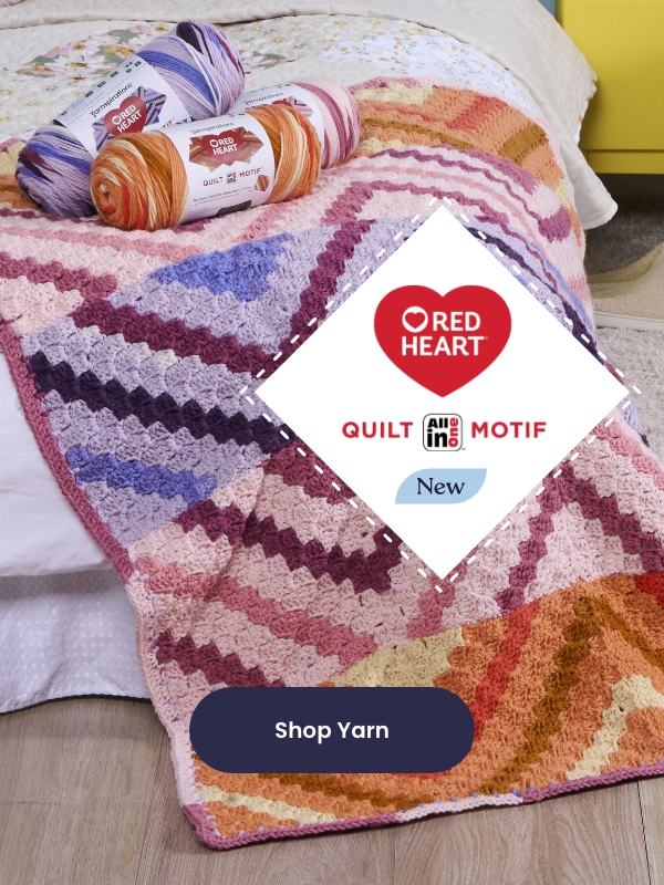 Red Heart All In One Quilt Motif Yarn