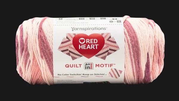 Red Heart All In One Quilt Motif