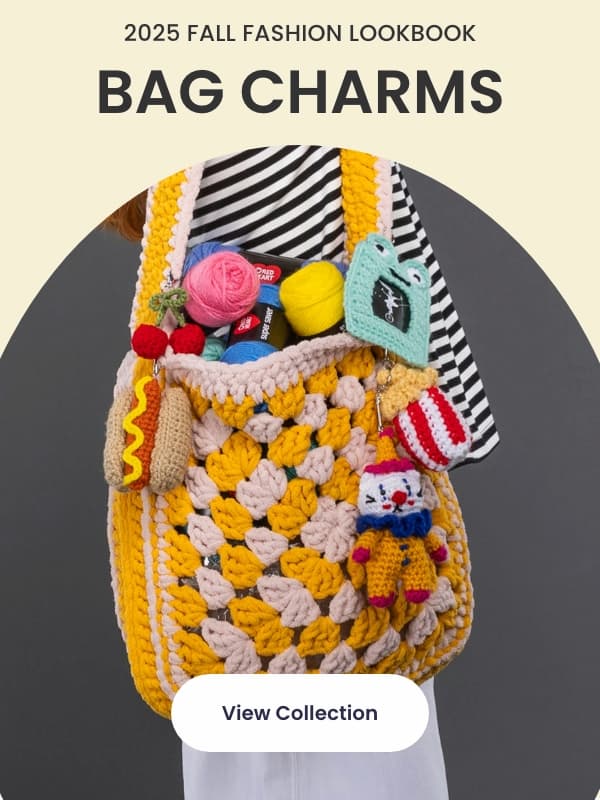 Free Fall Lookbook: Bag Charms Pattern Roundup