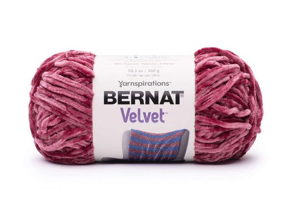 Bernat Baby Blanket Stripes Yarn, Coral Bells