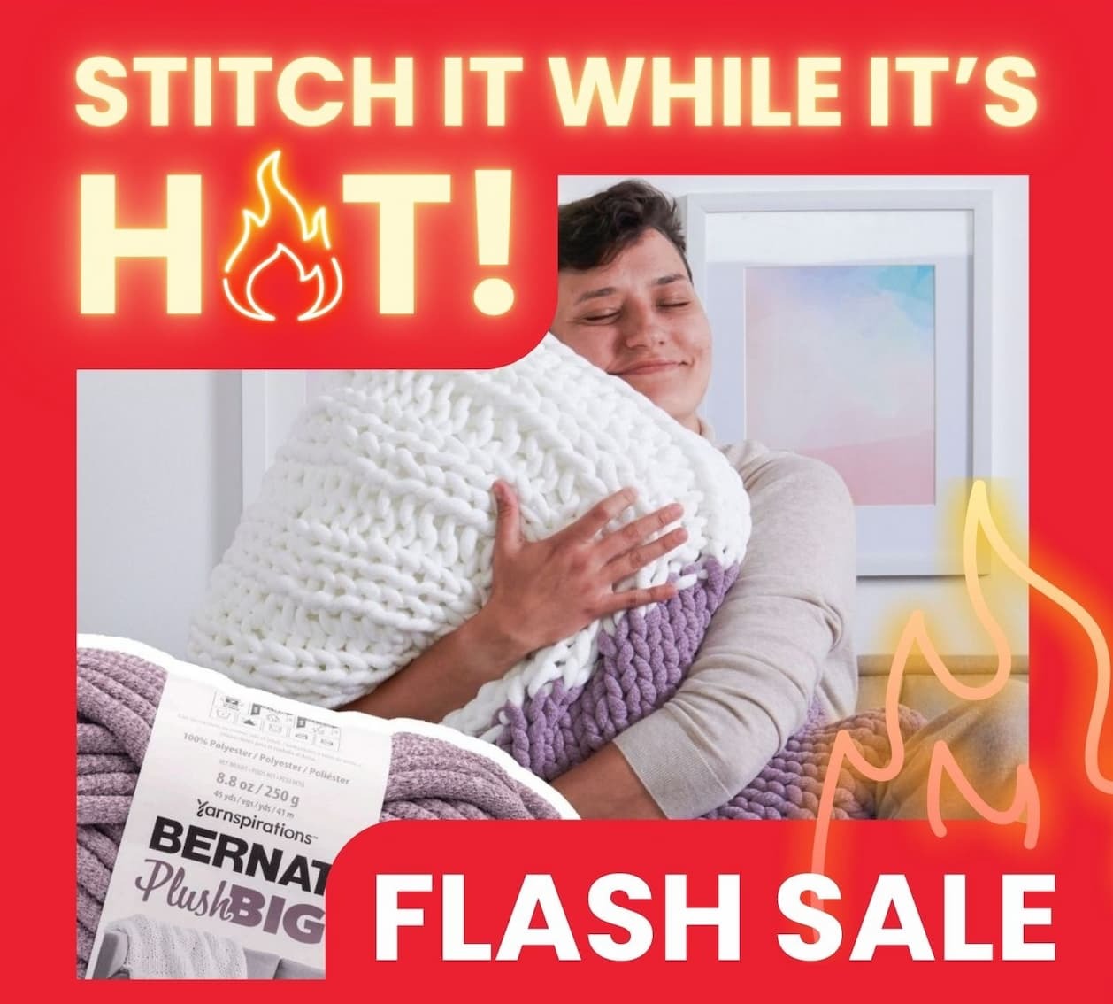 Flash Sale - Up to 70% Off Bernat Plush Big