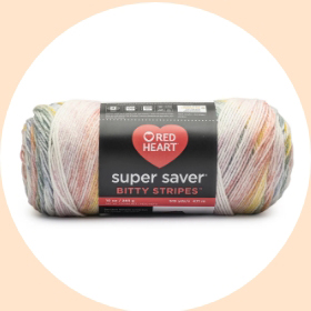 Red Heart Super Saver Bitty Stripes