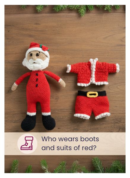 Lily Crochet Santa & Mrs Claus Dolls Pattern
