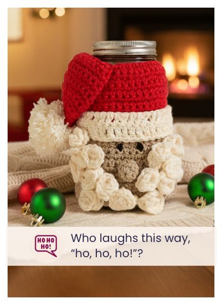 Lily Santa Claus Candy Jar Cozy Pattern