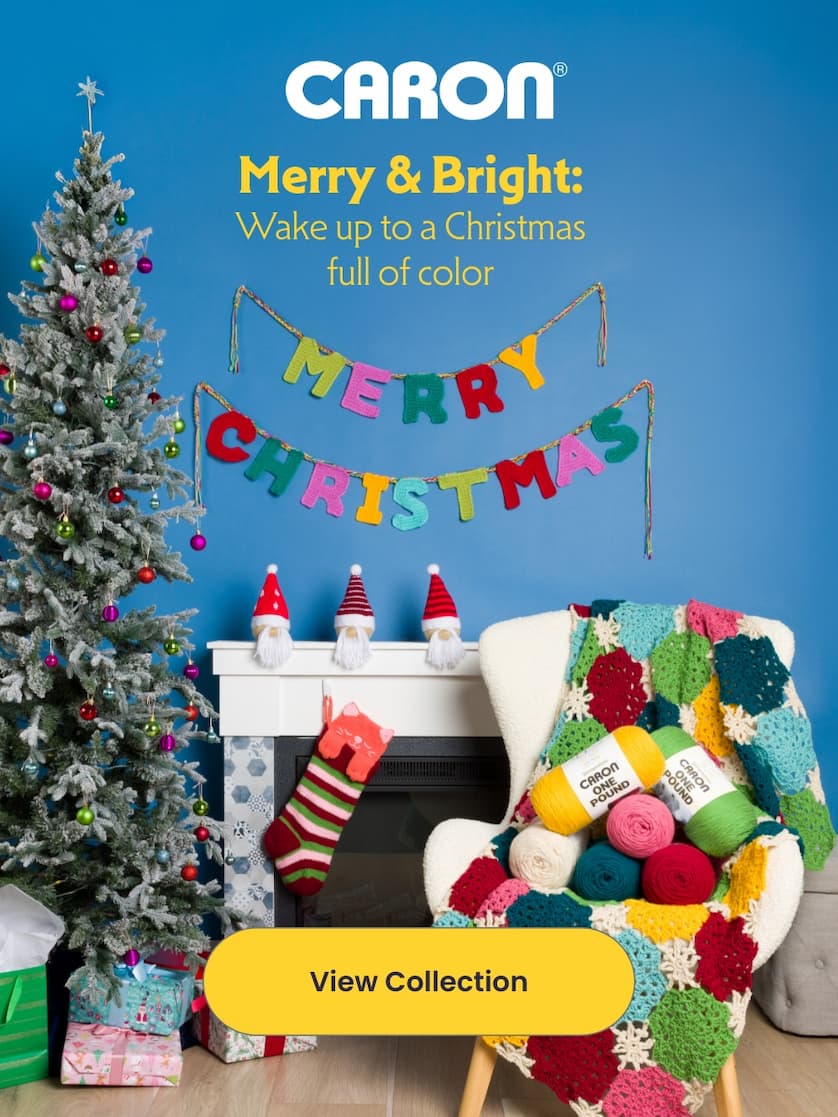 Free Caron Christmas Home Decor Pattern Roudup