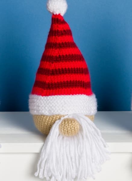 Caron Knit Trio of Marching Gnomes Pattern