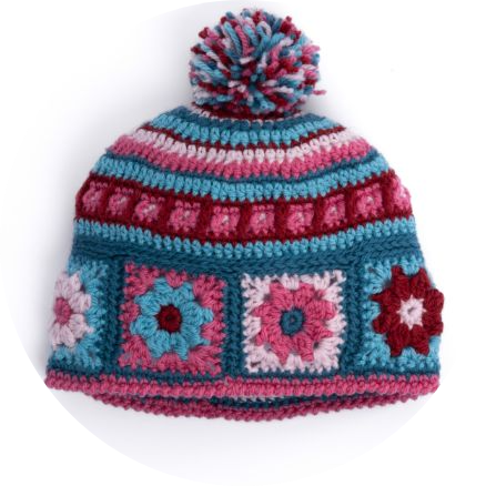 Motif Magic Crochet Hat Pattern