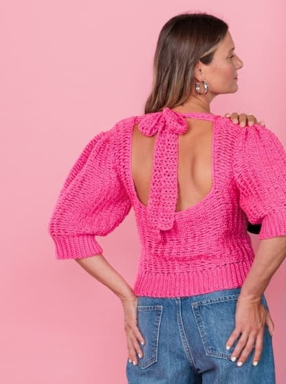 Bernat Fairy-Tale Crochet Top Pattern