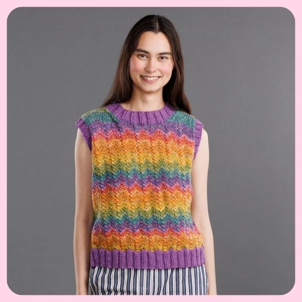 Knit Ziggy Vest Pattern