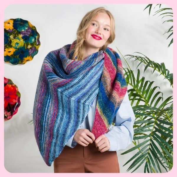 Perfect Fade Knit Shawl Pattern