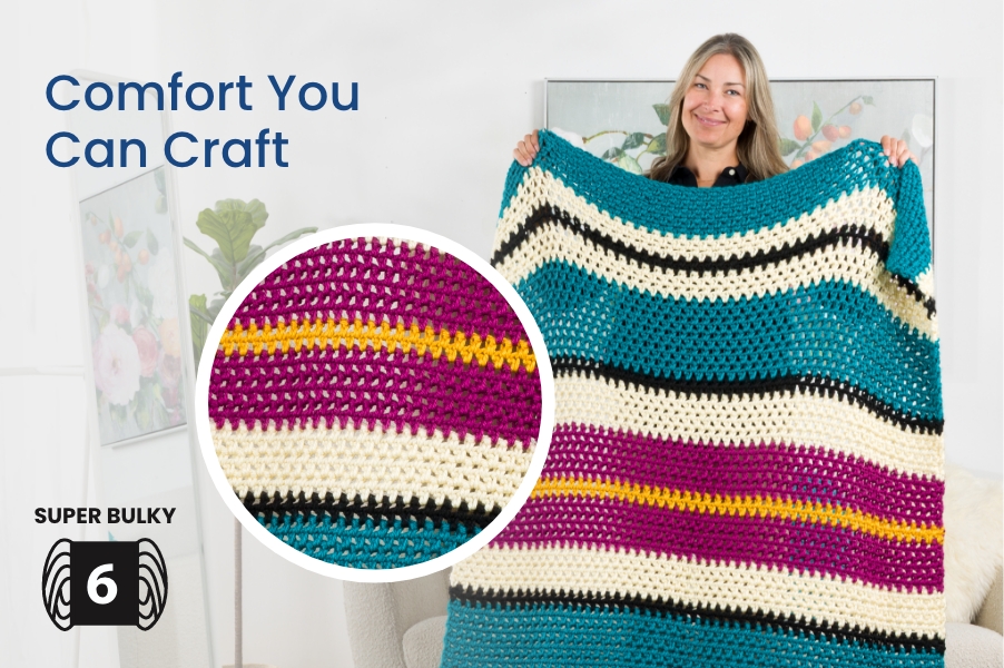 NEW Bernat Homebody - Comfort You Can Craft In