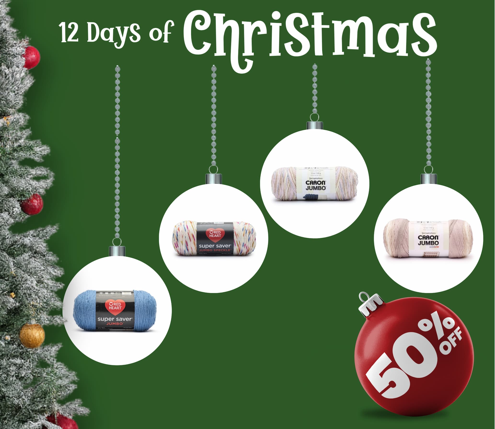 12 days of Christmas - Day 6: Jumbo Yarns