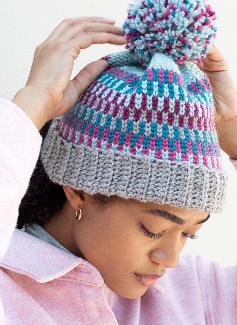 Free Nordic Crochet Hat Pattern
