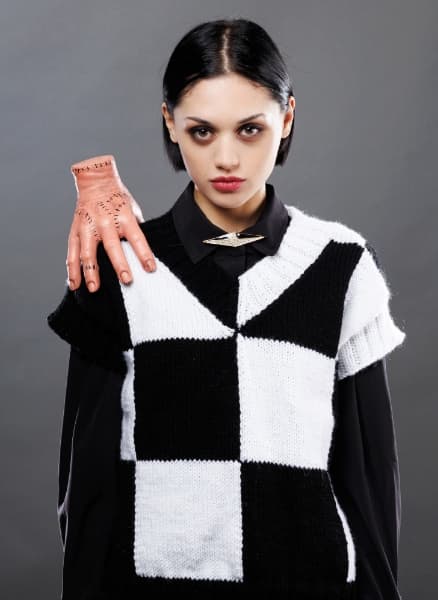 Free Check Knit Vest Pattern