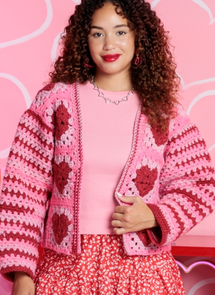 Free Crochet Party Hearty Cardi Pattern