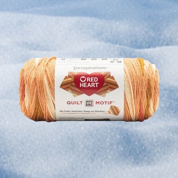 Red Heart All in One Quilt Motif