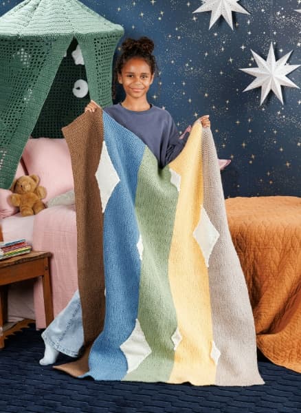 Free Twinkle Twinkle Little Stitch Knit Blanket Pattern