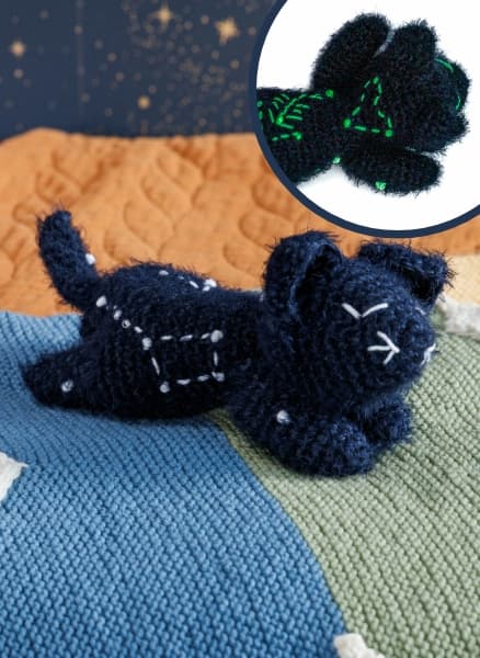 Free Crochet Sleepy Time Kitty Pattern