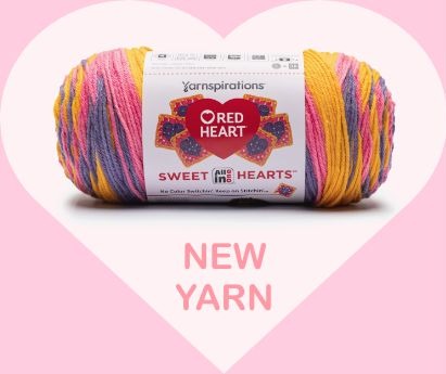 Red Heart All In One Sweet Hearts Yarn