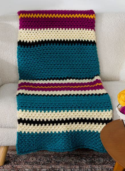 Free Crochet Class Act Blanket Pattern